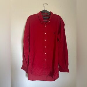 #5 RALPH LAUREN CORDUROY BUTTON UP FLANNEL